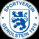 Sportverein Gerolstein 1919 logo featuring a blue lion and shield emblem on white circular badge